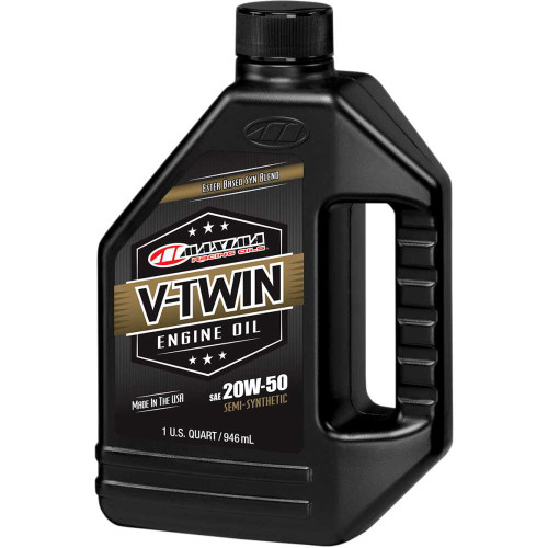 MAXIMA RACING OIL 3014901 Maxima Racing Oil V-Twin Semi-Synthetic Engine Oil - 20W-50 - 1L 30-14901