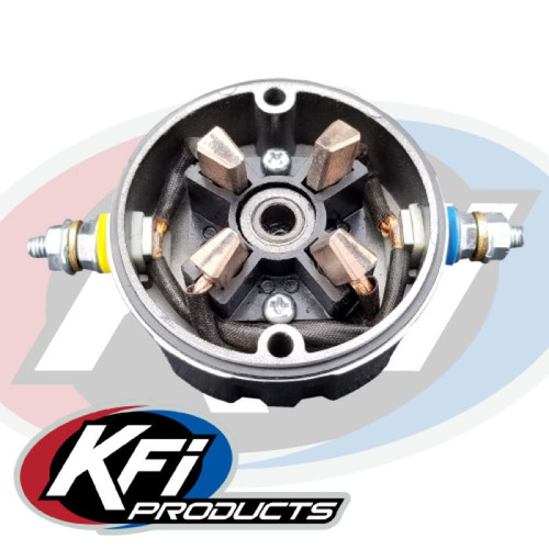 Kfi Products Kfi Assault-Series Motor End Cap (Black) As-Capkit