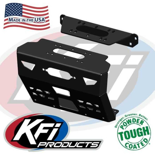 KFI PRODUCTS 101830 Kfi Products Kfi Winch Mount Polaris Ranger/Bobcat Winch-Shroud 101830