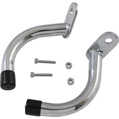 Rick Doss Saddlebag Guard Eliminator Bracket - Chrome S77-0137