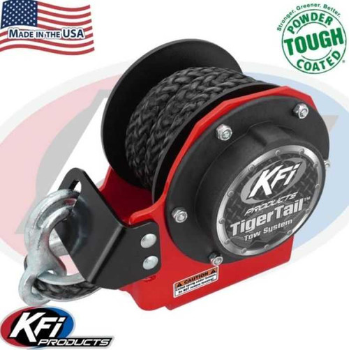 KFI PRODUCTS 101120-RD Kfi Products Kfi Tigertail-Red 101120-Rd
