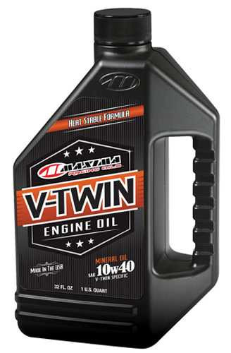 MAXIMA LUBRICANTS 30-05901 Maxima Lubricants V-Twin Mineral 10W40 32Oz 30-05901