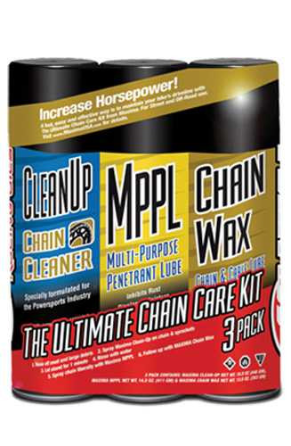 MAXIMA LUBRICANTS 70-749203 Maxima Lubricants Chain Wax Ultimate Chain Care Combo 3Pk Aerosol 70-749203