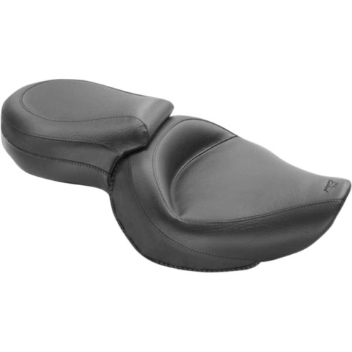 MUSTANG 76143 Mustang Vintage Style Seat - Wide - Smooth - Black - Xlc 76143