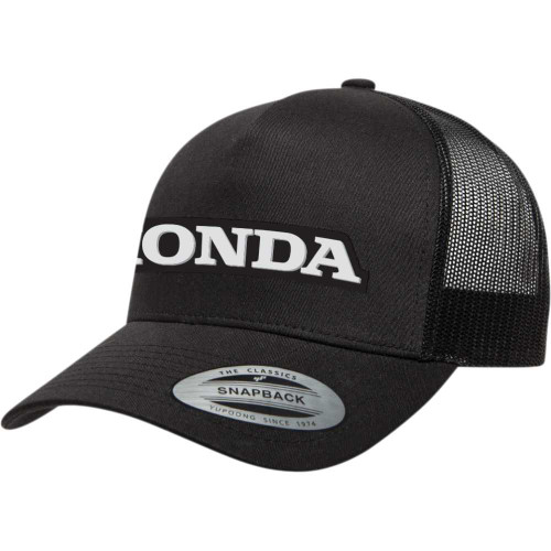 FACTORY EFFEX 2586302 Factory Effex Honda Core Hat - Black - One Size 25-86302
