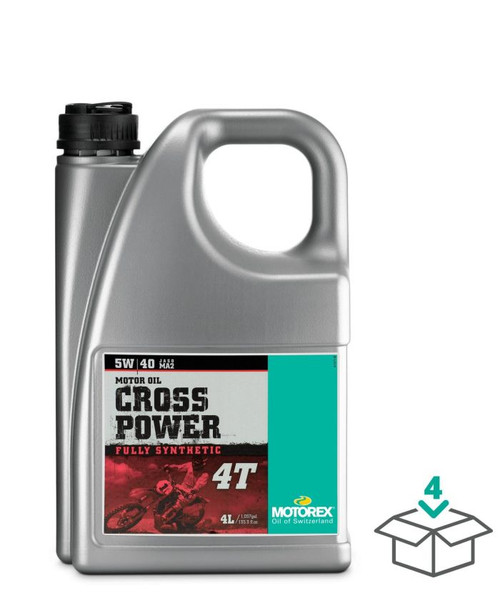Motorex Motorex Cross Power 4T Sae 5W40 Jaso Ma2 4 Liter 305678
