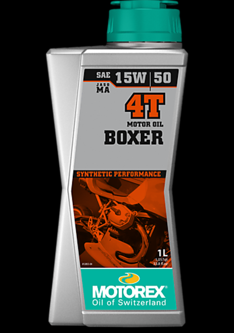 MOTOREX 300273 Motorex Motorex Boxer 4T 15W50 4 Liter 300273