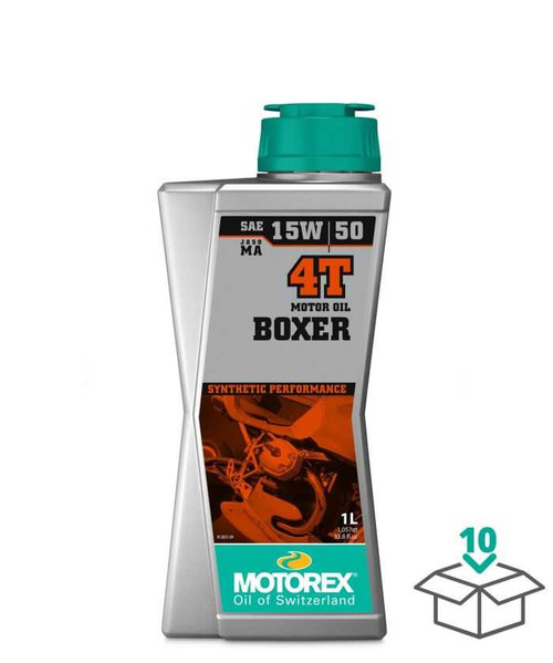 MOTOREX 308240 Motorex Motorex Boxer 4T 15W50 1 Liter 308240
