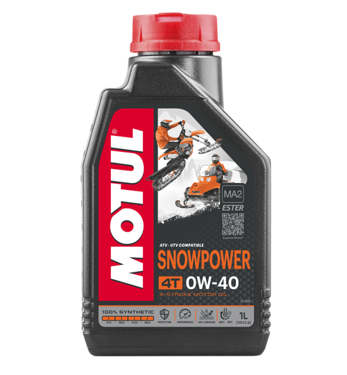 Motul Lubricants Motul - Snowpower 4T 0W40 1 Liter 105891