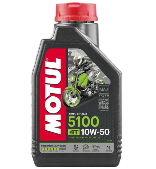 MOTUL LUBRICANTS 104074 Motul Lubricants Motul - 5100 10W50 4T 1 Liter 104074
