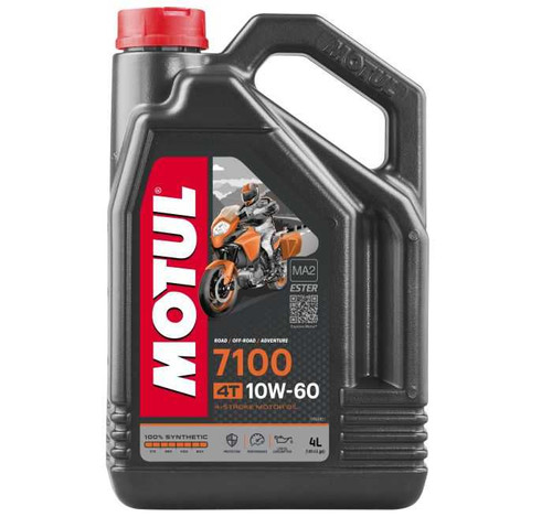MOTUL LUBRICANTS 104101 Motul Lubricants Motul - 7100 10W60 4T 4 Liter 104101