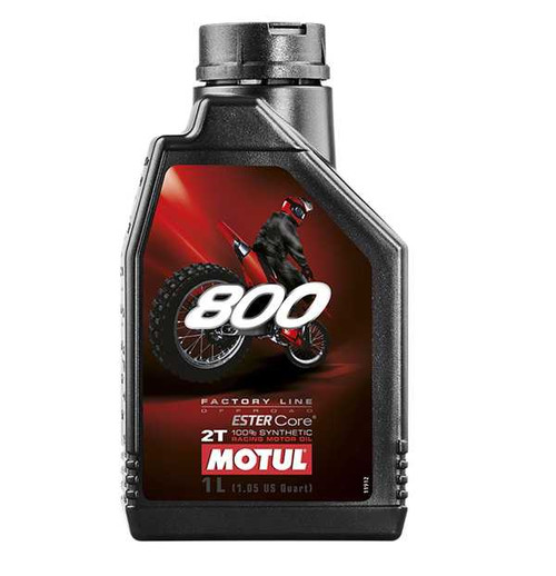 MOTUL LUBRICANTS 104038 Motul Lubricants Motul - 800 2T Fl Off Road 1 Liter 104038