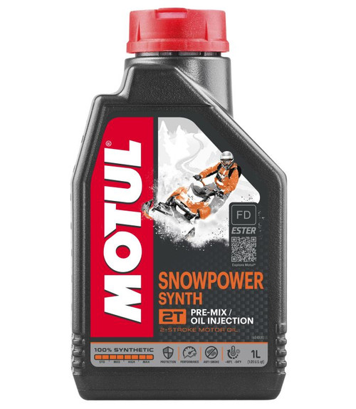 Motul Lubricants Motul - Snowpower Synth 2T 1 Liter 108209