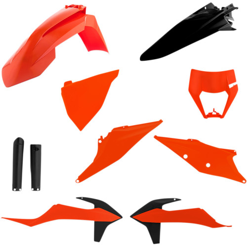 Acerbis Full Replacement Body Kit - Oem Orange/Black 2791546812