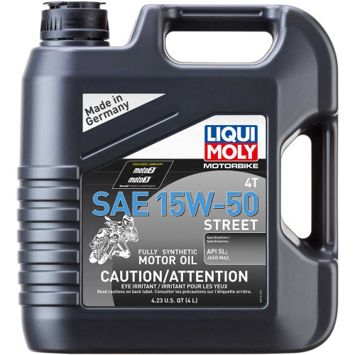 LIQUI MOLY 20060 Liqui Moly Street 4T Oil - 15W-50 - 4 L 20060