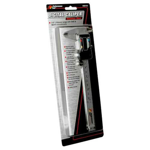 PERFORMANCE TOOL W80152 Performance Tool Stainless Digital Caliper W80152