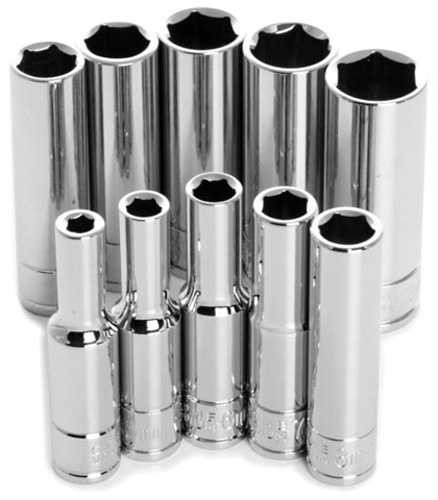 PERFORMANCE TOOL W36400 Performance Tool 10Pc 1/4" Dr 6Pt Met Dw Skt Set W36400