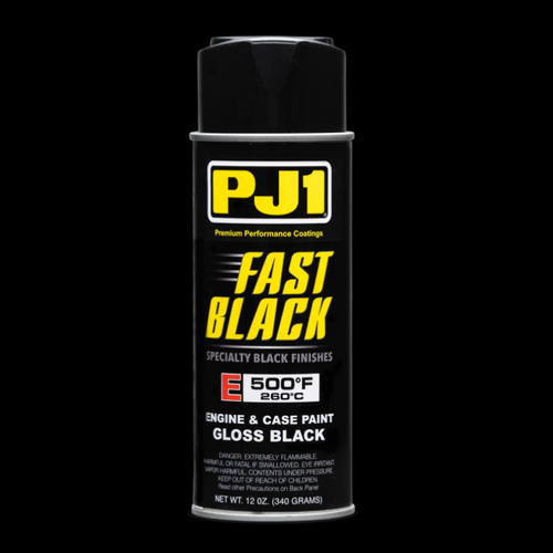PJ1 CHEMICALS 16-ENG Pj1 Chemicals Pj1 Spray Gloss Black Engine Paint- 500F Net. Wt. 12 Oz 16-Eng
