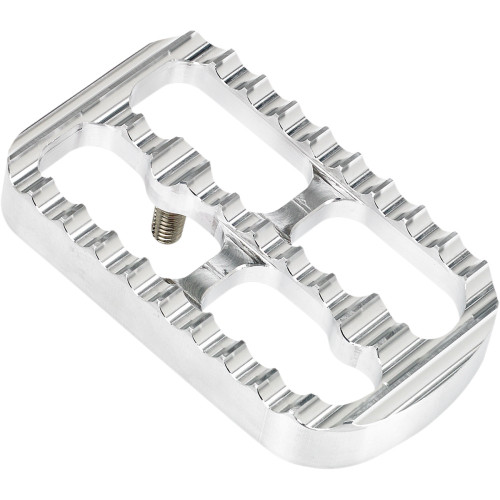Joker Machine Brake Pedal Cover - Silver - Serrated 08-641 Joker Machine Brake Pedal Cover - Silver - Serrated 08-641
