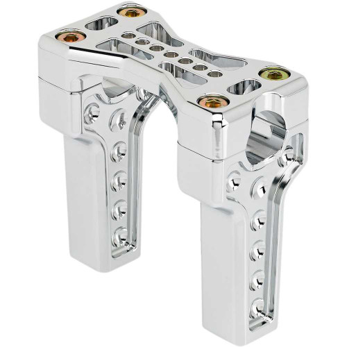 JOKER MACHINE 038641C Joker Machine Risers - Straight - Bridge - Chrome 03-864-1C