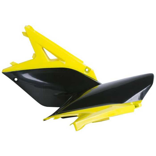 POLISPORT 8605200006 Polisport Polisport Replica Plastic Side Panels Suzuki Yellow/Black 8605200006