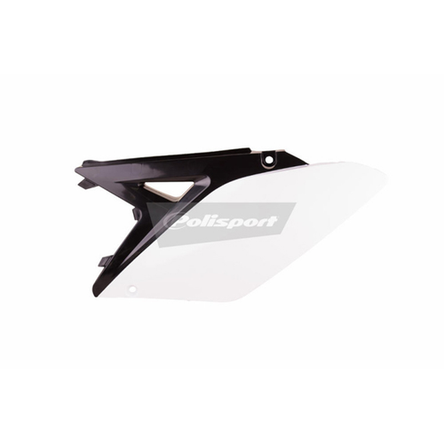 POLISPORT 8605200007 Polisport Side Panels Rmz250 Oem Color 13 Black/White 8605200007