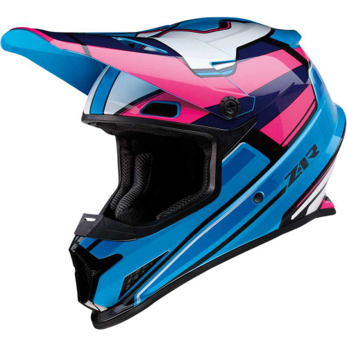Z1R 0110-7188 Z1R Rise Helmet - Mc - Pink/Blue - Xl