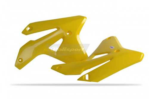POLISPORT 8428500001 Polisport Radiator Scoops Rmz450 Oem Color Yellow Rm01 8428500001