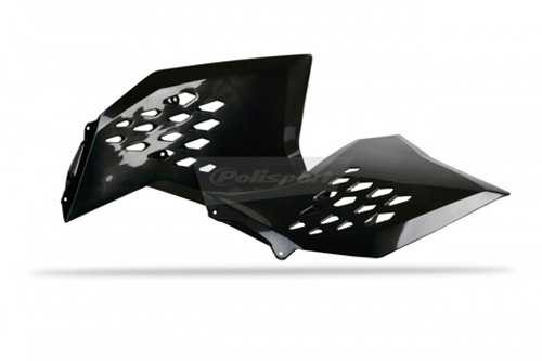 POLISPORT 8428200001 Polisport Radiator Scoops Ktm 125/250 Sx Oem Color Black 8428200001