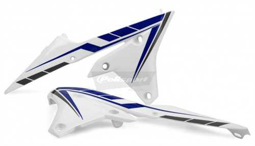 POLISPORT 8417200004 Polisport Radiator Scoops Yz250F Ipd New White 8417200004