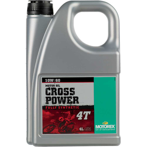 MOTOREX 306217 Motorex Cross Power Synthetic 4T Engine Oil - 10W-60 - 4L 306217