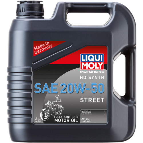Liqui Moly H-D Synthetic 4T Street Oil - 20W-50 - 4 Liter 20102