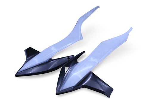 POLISPORT 8422100006 Polisport Polisport Radiator Scoops Ktm Black/Clear 8422100006