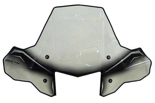 POWERMADD 24570 Powermadd Protek Windshield Headlight Cut-Out Standard Mount 24570