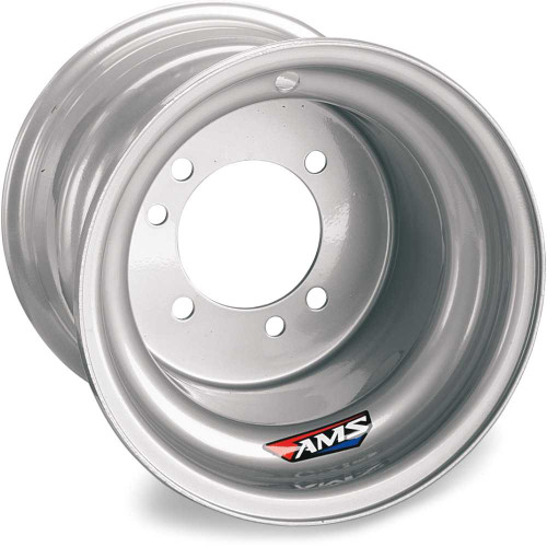 AMS AMS101 Ams Steel Wheel - Rear - Chrome - 8X8.5 - 4/110 - 4/130 - 3.5+5 Ams101