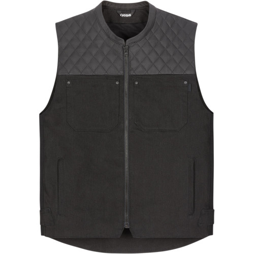 Icon Chamonix Denim Vest - Black - Small Icon Chamonix Denim Vest - Black - Small