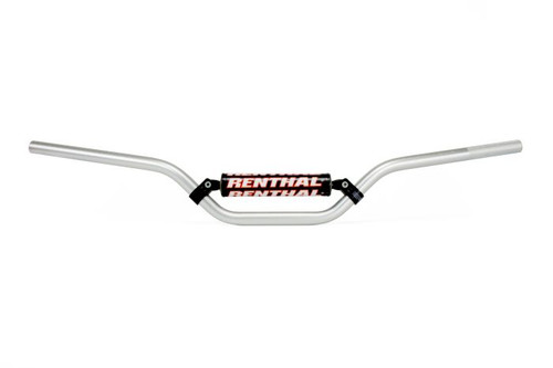 RENTHAL 735-01-SI-04-254 Renthal Renthal 7357/8" Handlebar Silver - Padded 735-01-Si-04-254