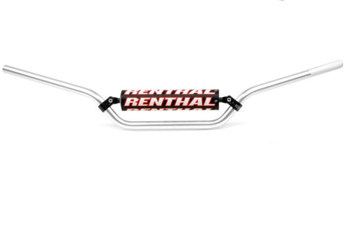 RENTHAL 837-01-SI-01-185 Renthal Renthal 837 7/8" Handlebar Silver - Padded 837-01-Si-01-185