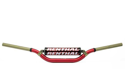 RENTHAL 997-01-RD-02-185 Renthal Renthal 997 Rc / Hon Crf / Kaw Kx/Kxf Twinwall Red - Padded 997-01-Rd-02-185