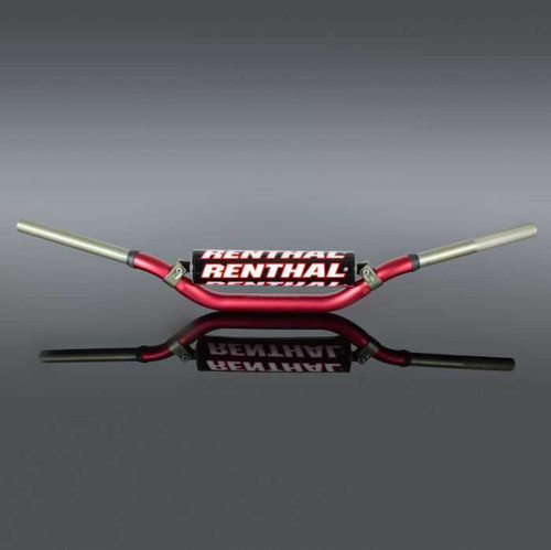 RENTHAL 918-01-RD-02-185 Renthal Renthal 918 Ricky Johnson / Cr High Twinwall Red - Padded 918-01-Rd-02-185