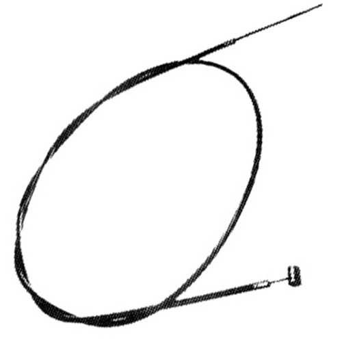 ROTARY CORPORATION 263 Rotary Corporation 60" Mini Bike Throttle Control Cable 263