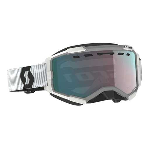 SCOTT 278605-0002351 Scott Scott Fury Snowx Goggle Wht - 'Enh' Aqua Chr Lens 278605-0002351