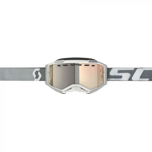 Scott Scott Fury 'Ls' Snowx Goggle Wht/Grey - Bronze Chr Lens 278604-1039245