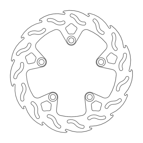 TWIN AIR 110280 Twin Air Flame Rear Disc Yamaha: Fz1 Fz6 Mt-03 110280