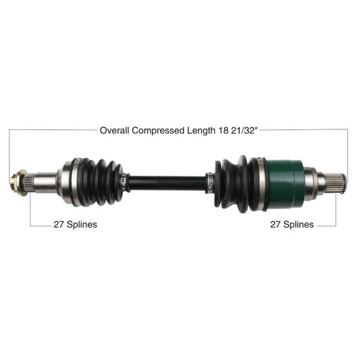 TYTANEUM 813-0021 Tytaneum Tytaneum Oe Replacement Cv Axle Arctic Cat Rear Left / Right 813-0021