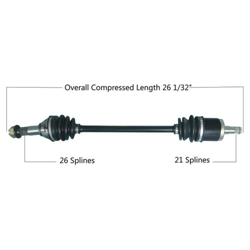 TYTANEUM 813-0043 Tytaneum Tytaneum Oe Replacement Cv Axle Can-Am Front Left 813-0043