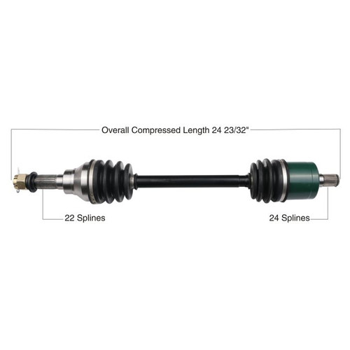 TYTANEUM 813-0121 Tytaneum Tytaneum Oe Replacement Cv Axle Kubota Rear Left / Right 813-0121