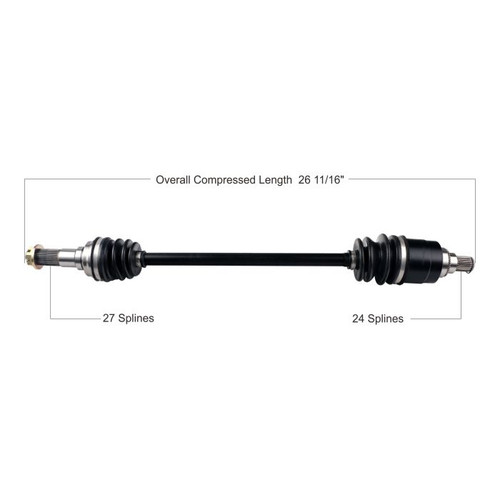 TYTANEUM 813-0124 Tytaneum Tytaneum Oe Replacement Cv Axle Kymco Front Right 813-0124