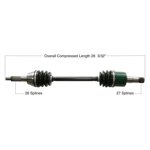 TYTANEUM 813-0133 Tytaneum Tytaneum Oe Replacement Cv Axle Polaris Rear Right 813-0133