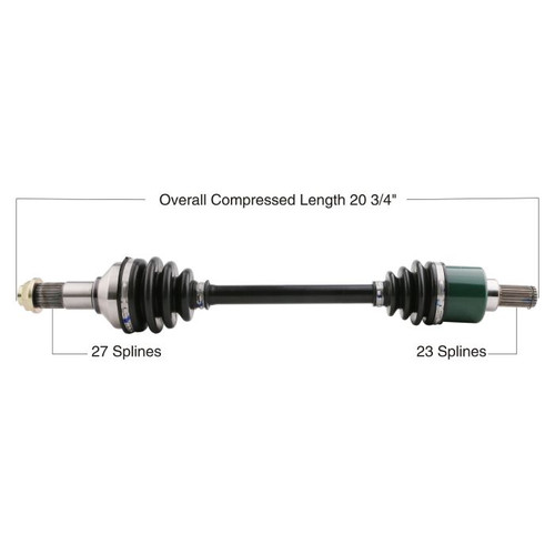 TYTANEUM 813-0215 Tytaneum Tytaneum Oe Replacement Cv Axle Yamaha Rear Left / Right 813-0215